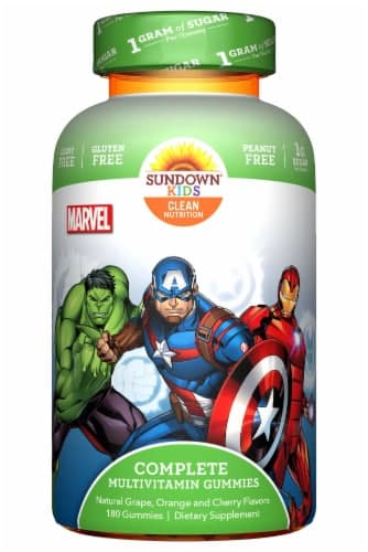 Sundown Naturals Kids Marvel Avengers Multivitamin Gummies