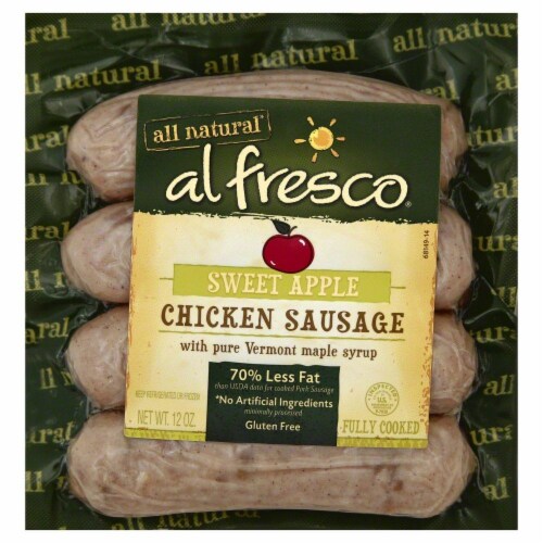Al Fresco Chicken Sausage, Apple Maple