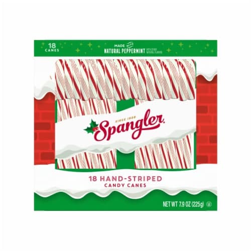 Spangler Holiday Natural Peppermint Candy Canes