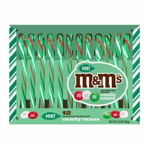 M&M'S Chocolate Mint Candy Canes Holiday