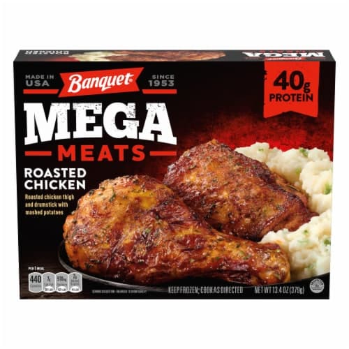 Banquet Mega Meats Cowboy Chicken  Meal With Homestyle Mashed Potatoes