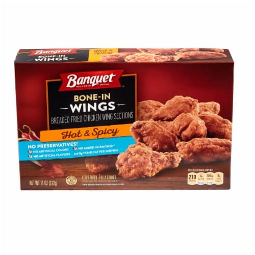 Banquet Hot & Spicy Bone-In Chicken Wings