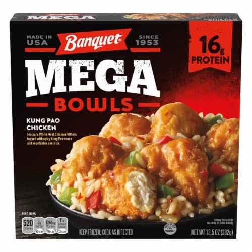 Banquet Mega Bowls Kung Pao Chicken With Rice  Meal