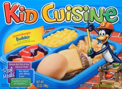 Kid Cuisine Cheeseburger Builder