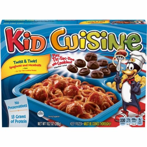 Kid Cuisine Spaghetti With Mini Meatballs, Twist & Twirl
