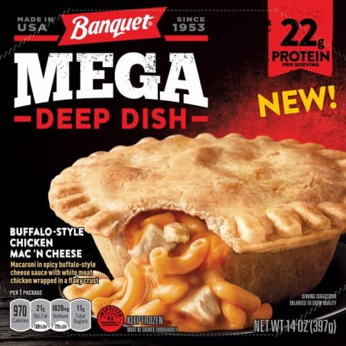 Banquet Deep Dish, Buffalo-Style Chicken Mac 'N Cheese