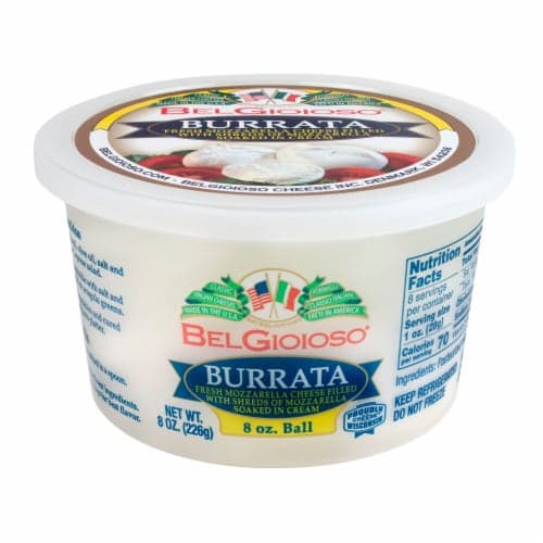 Belgioioso Fresh Mozzarella Cheese Burrata Ball