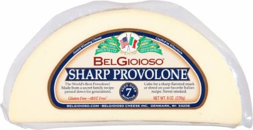 Belgioioso Sharp Provolone Cheese Wedge Aged Over 7 Months
