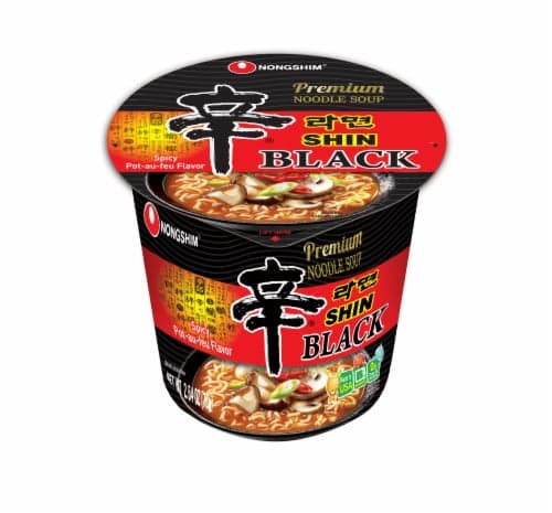 Nongshim Black Shin Spicy Beef Flavor Noodle Soup