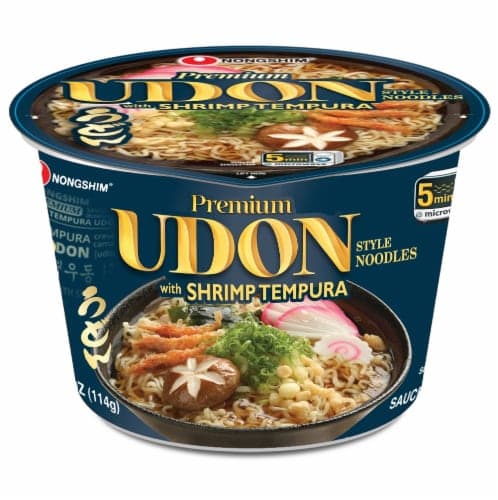 Nongshim Premium Udon With Shrimp Tempura Noodles
