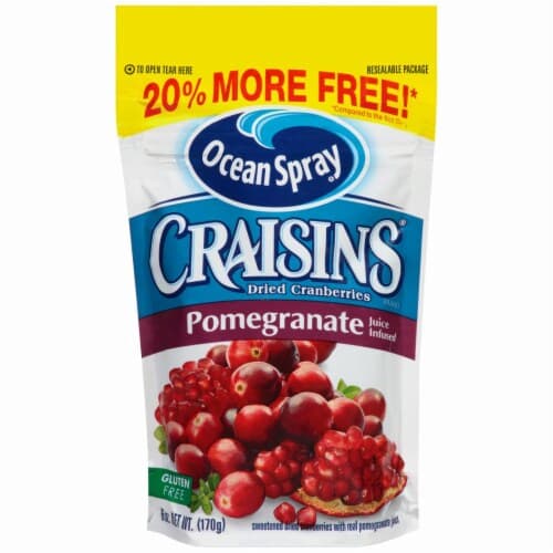 Ocean Spray Craisins Dried Cranberries Pomegranate