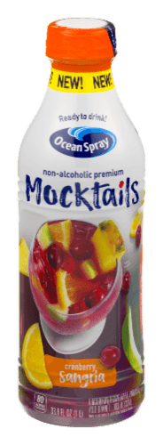 Ocean Spray Mocktails, Non-Alcoholic Premium, Cranberry Sangria