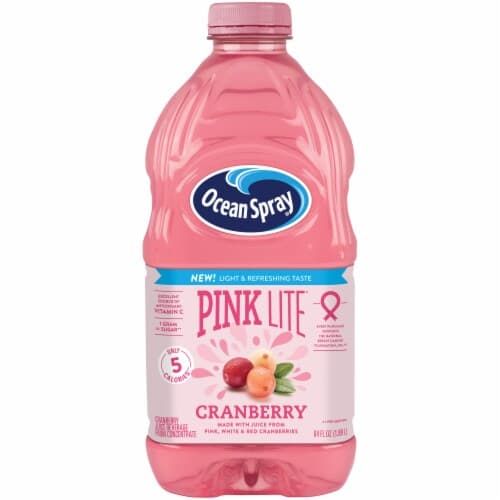 Ocean Spray Pink Lite Cranberry Juice. Oz.