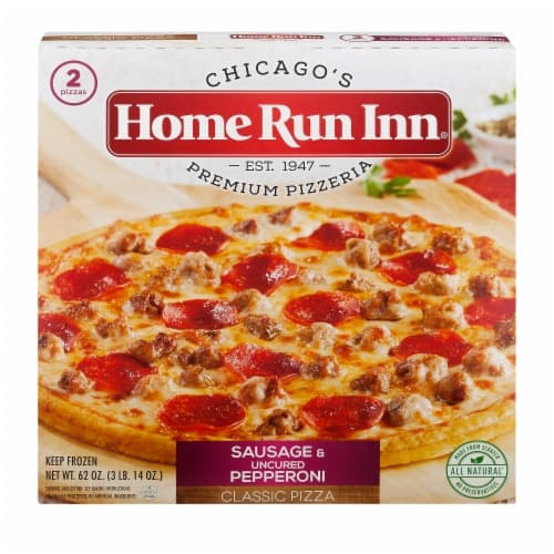Home Run Inn Sausage And Uncured Pepperoni Original Crust  Pizza