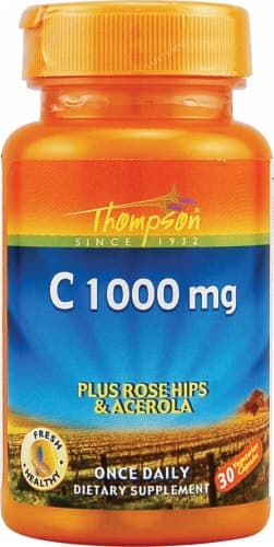 Thompson C Plus Rose Hips And Acerola Vegetarian Capsules