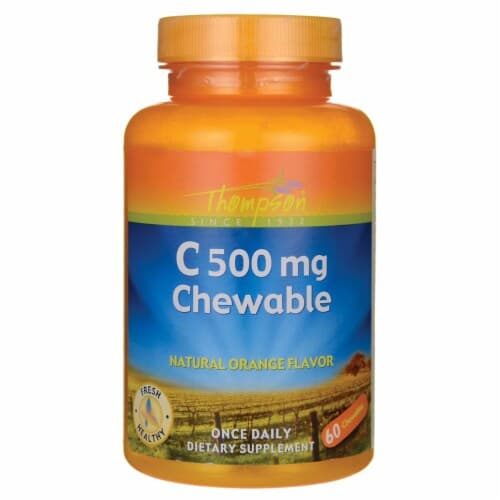 Thompson C Chewable - Orange Flavor 60 Chwbls