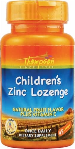 Thompson Children'S Zinc Fruit Flavor Lozenges
