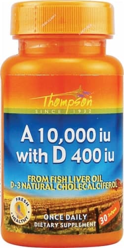 Thompson  Vitamin A 10000 Iu With D  Softgels 400 Iu