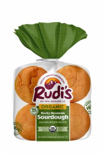 Rudi'S Organic Sourdough Hamburger Buns