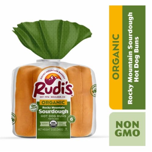Rudi'S Organic Sourdough Hot Dog Buns