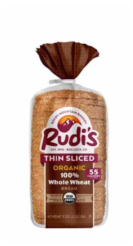 Rudi'S Organic Bakery Organic Thin Sliced 100% Whole Wheat Bread