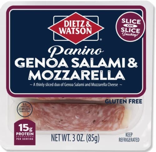 Dietz & Watson Genoa Salami & Mozzarella Cheese Panino