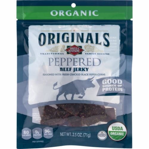Dietz & Watson Originals Organic Pepper Beef Jerky