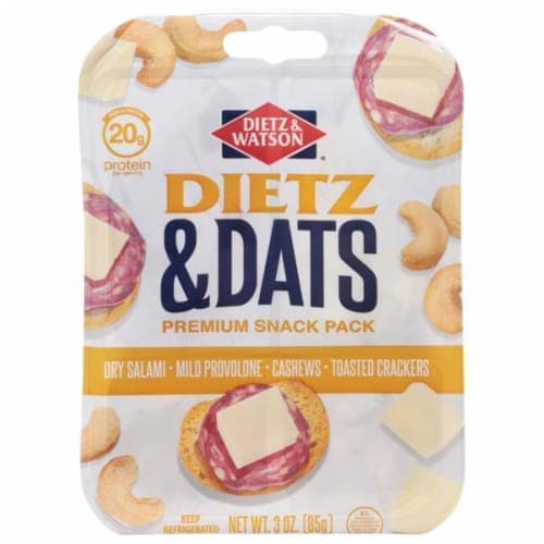 Dietz & Watson Salami Provolone Cashews Crackers