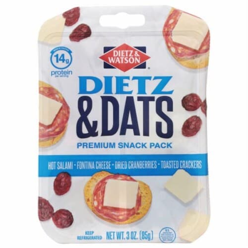 Dietz & Watson Hot Salami Fontina Cranberry Crackers