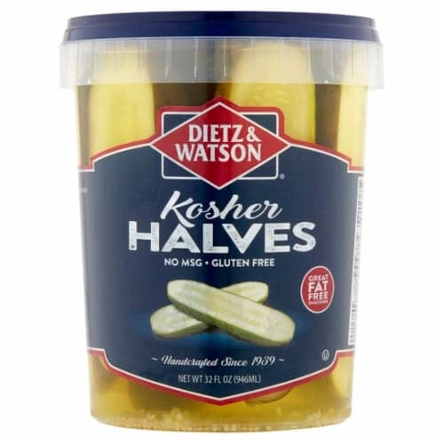 Dietz & Watson Kosher Pickle Halves Fat Free