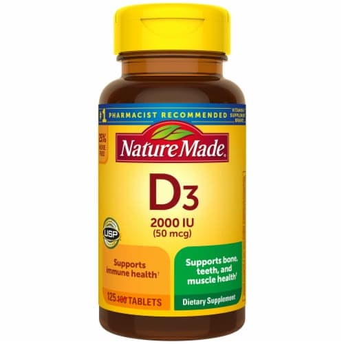 Nature Made 50 Mcg Tablets Vitamin D