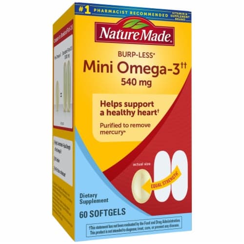 Nature Made Full Strength Mini Omega-3 Softgels