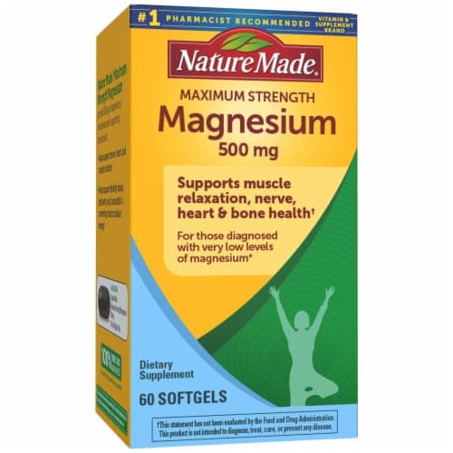 Nature Made Maximum Strength Magnesium Softgels