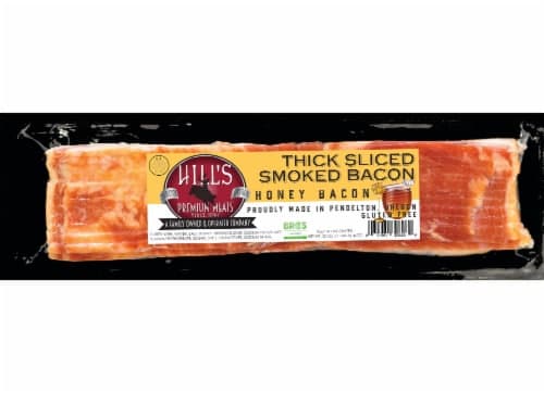 Hill'S Premium Meats Thick Sliced Smoked Honey Bacon
