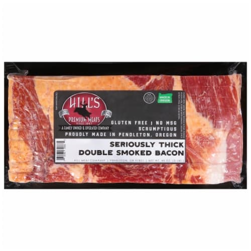 Hill'S Premium Meats Seriously Thick Double Smoked Bacon