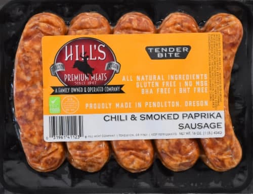 Hill'S Premium Meats Chili & Smoked Paprika Sausage