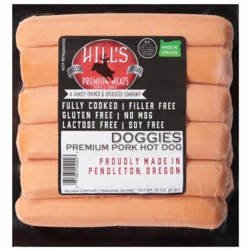 Hill'S Premium Meats Premium Pork Hot Dog Doggies