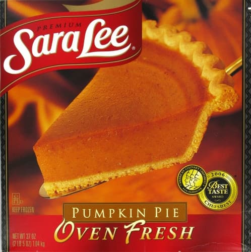 Sara Lee Premium Pumpkin Pie
