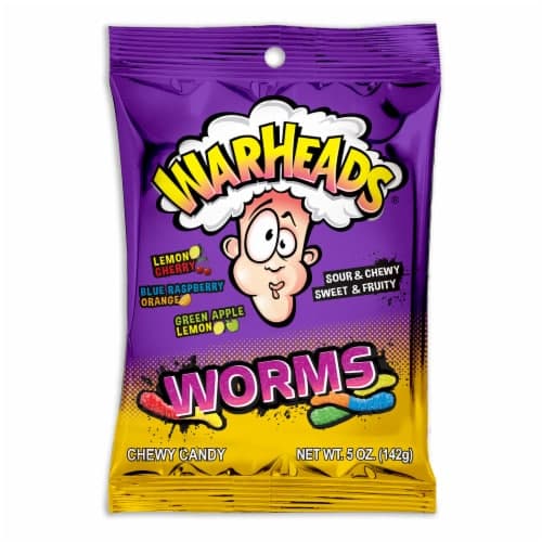 Warheads Sour & Chewy Gummy Worms