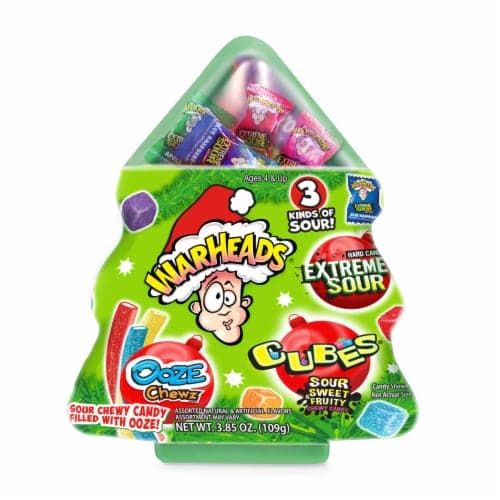Warheads Sour Filled Christmas Tree Holiday Candy