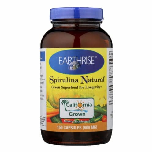 Earthrise Spirulina Natural Capsules