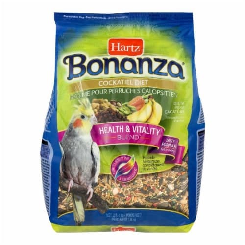 Hartz Bonanza Cockatiel Diet Healthy & Vitality Blend