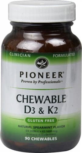 Pioneer Spearmint D3 & K2 Chewables