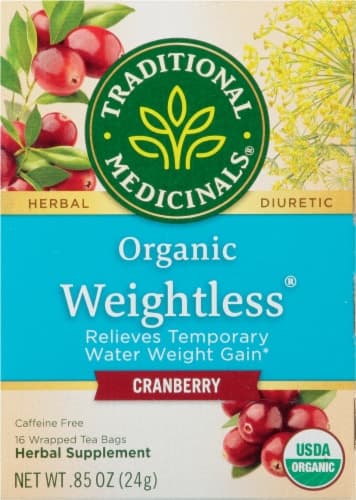 Traditional Medicinals Herbal Tea Organic Womens Weightless Cranberry