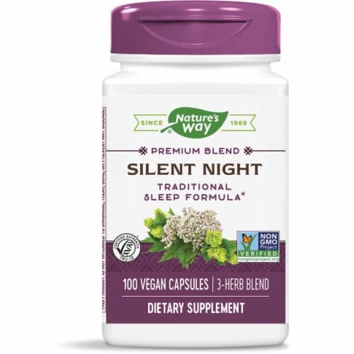 Nature'S Way Silent Night With Valerian Capsules