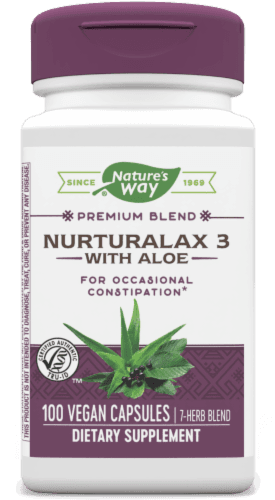 Nature'S Way Naturalax 3 With Aloe Vera Vegan Capsules