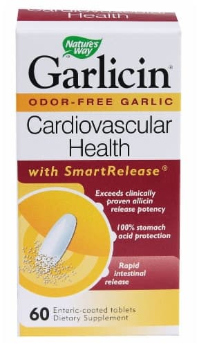 Nature'S Way Garlicin Cardiovascular Health Smart Release Enteric-Coated