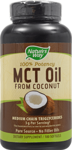 Nature'S Way Mct Oil From Coconut Softgels