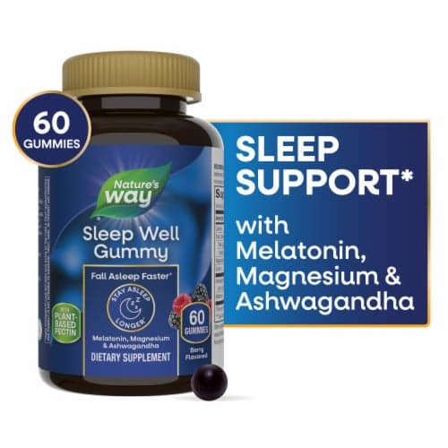 Nature'S Way Sleep Well Gummies With Melatonin And Magnesium