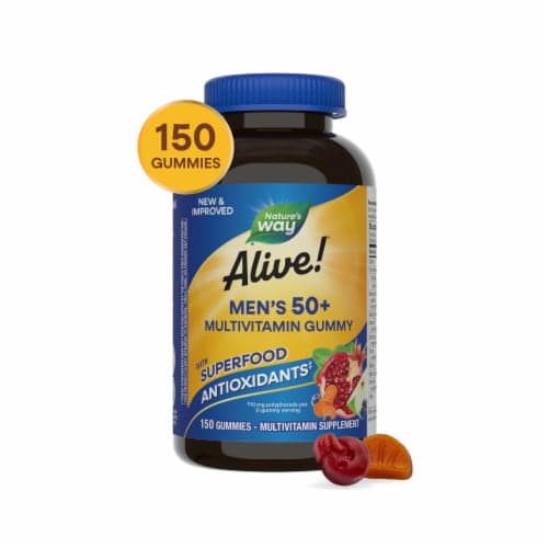 Nature'S Way Alive! Men'S 50+ Multivitamin Gummy